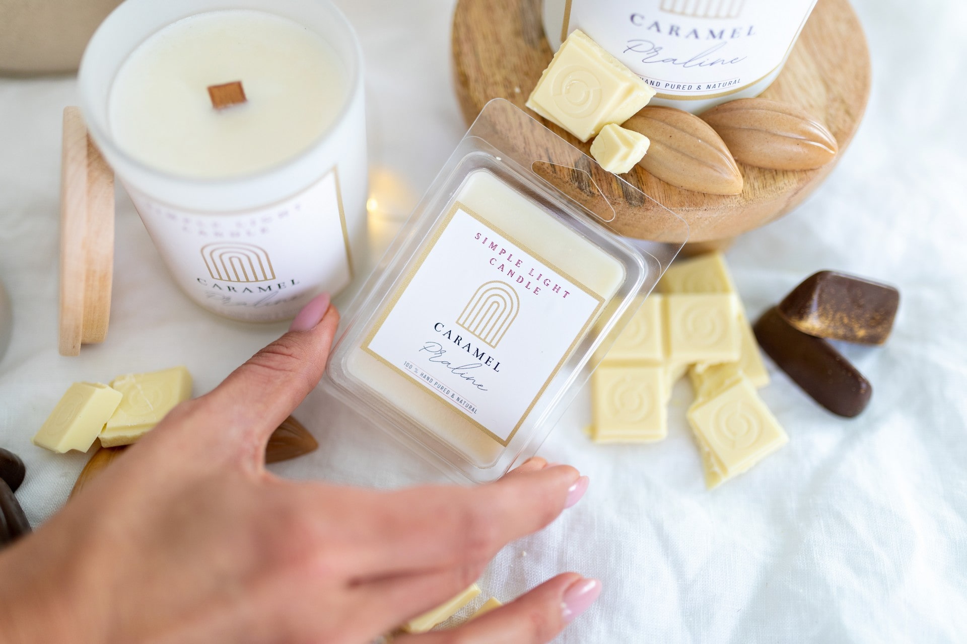 Wosk zapachowy Caramel Praline - obrazek 3