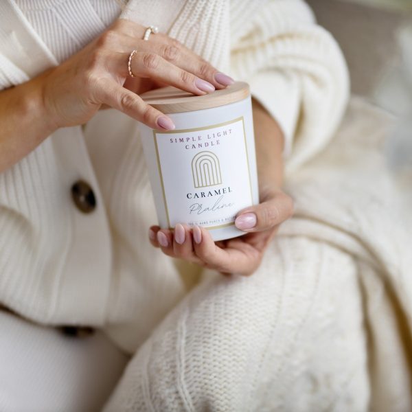 Świeca sojowa L - Caramel Praline