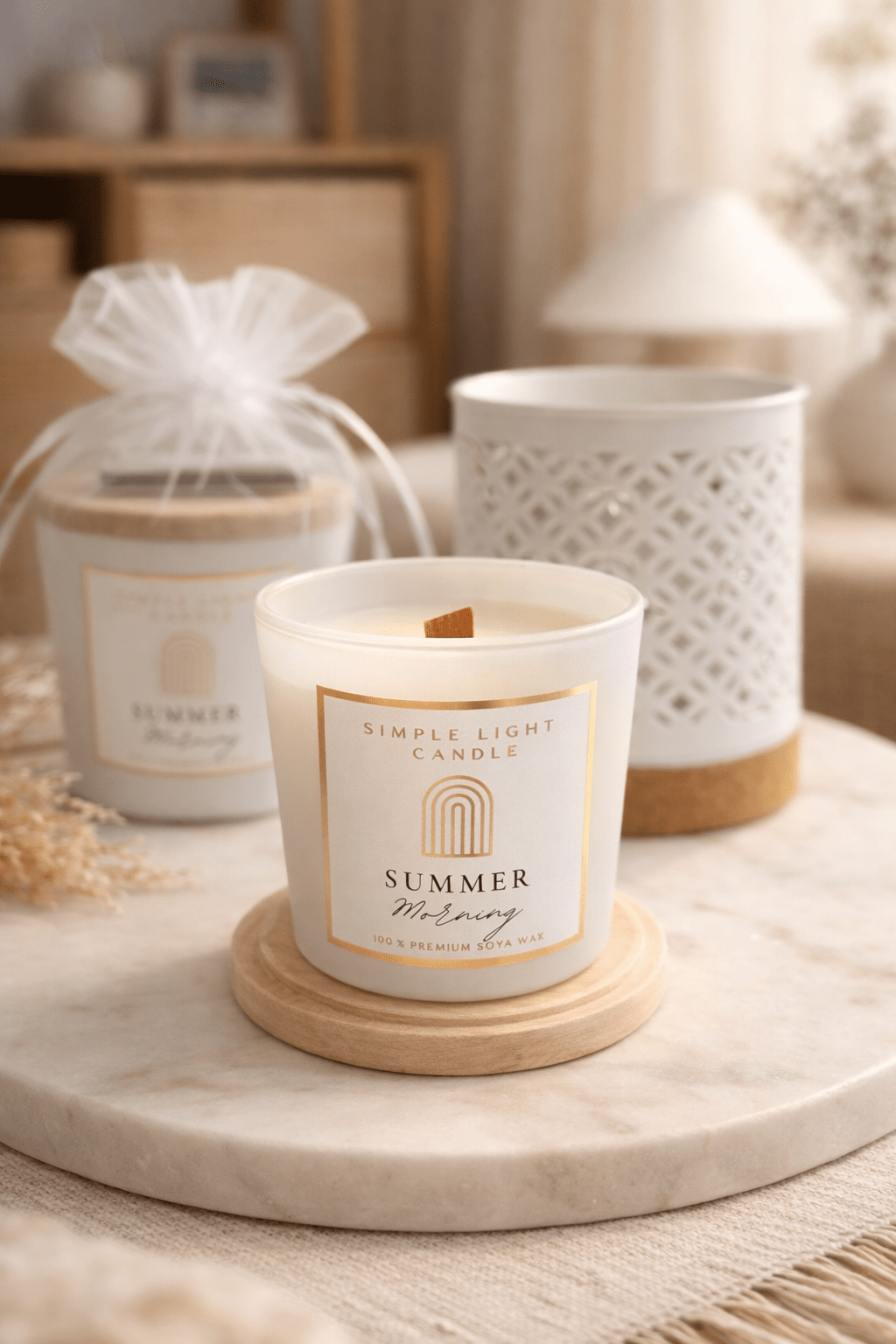 Świeca sojowa S - Summer Morning