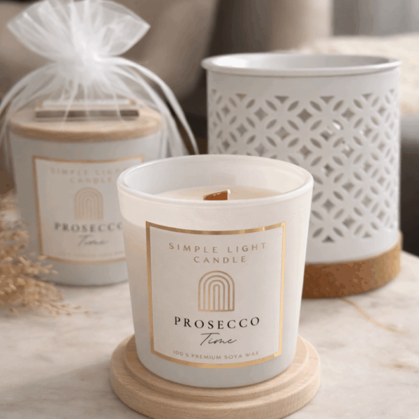 Świeca sojowa S - Prosecco Time