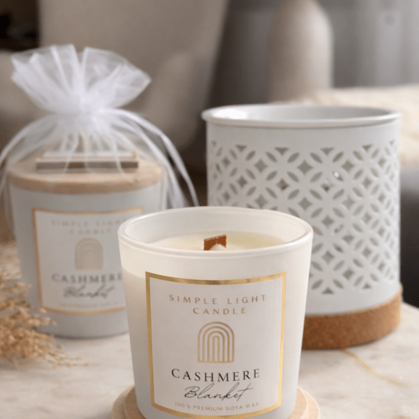Świeca sojowa S - Cashmere Blanket