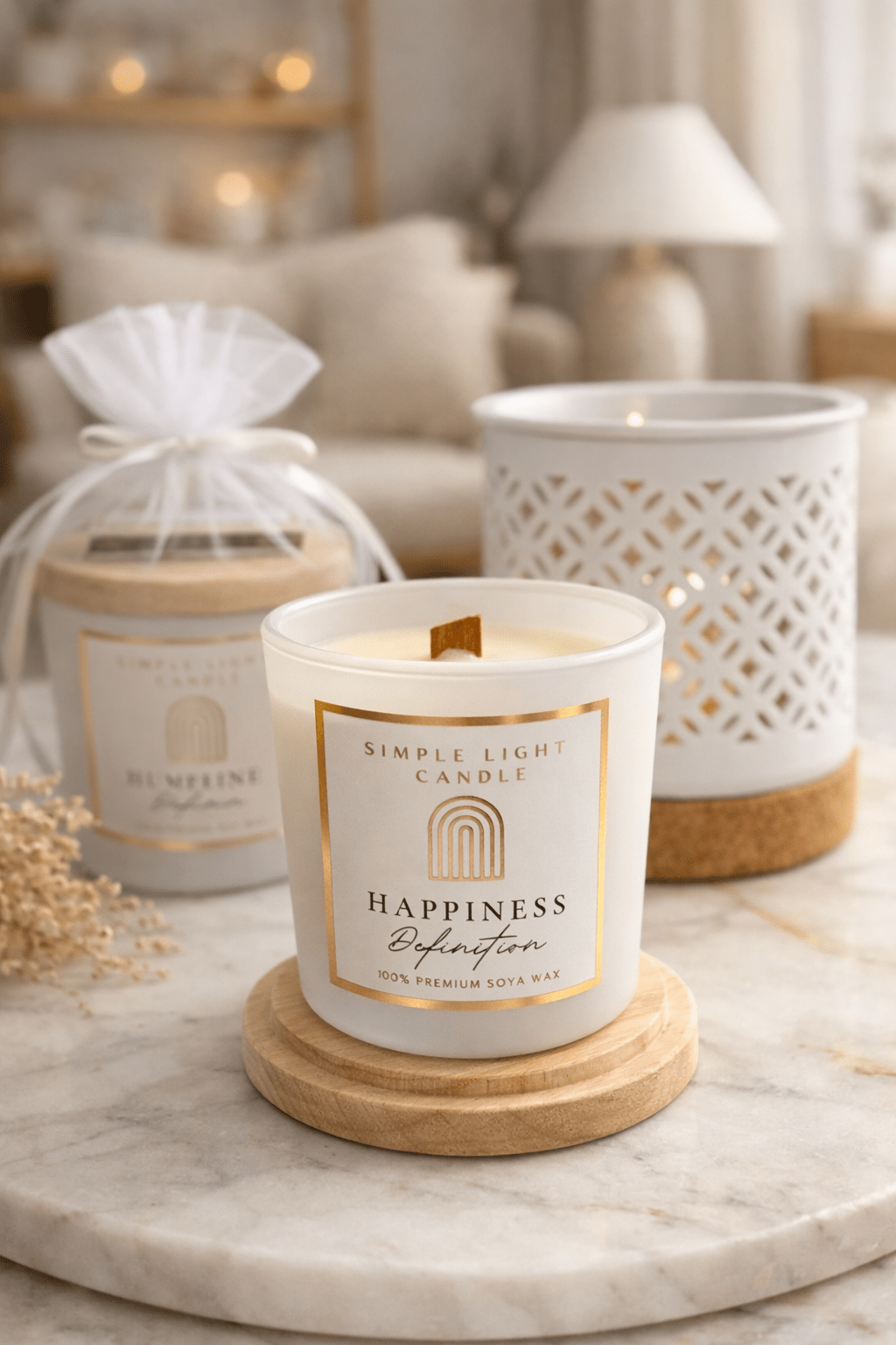 Świeca sojowa S - Happiness Definition - obrazek 2