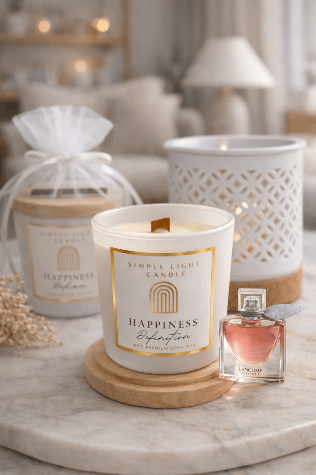 Świeca sojowa S - Happiness Definition