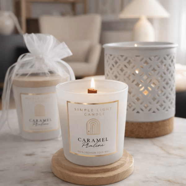 Świeca sojowa S - Caramel Praline