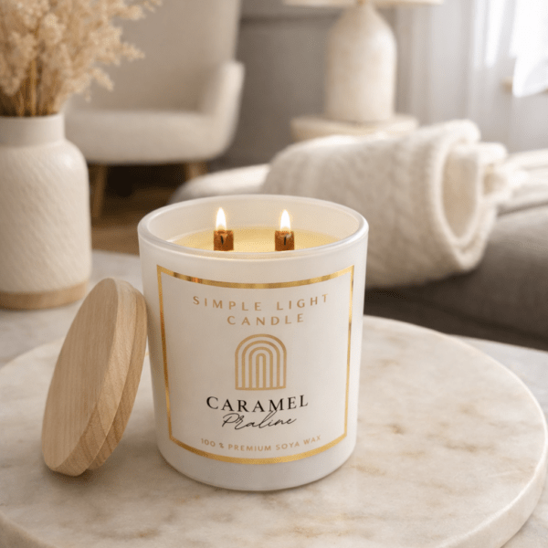 Świeca sojowa L - Caramel Praline