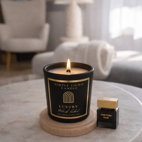 Świeca sojowa M - Luxury Black Label