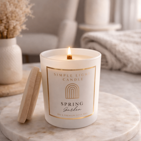 Świeca sojowa M - Spring Garden