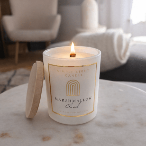 Świeca sojowa M - Marshmallow Cloud