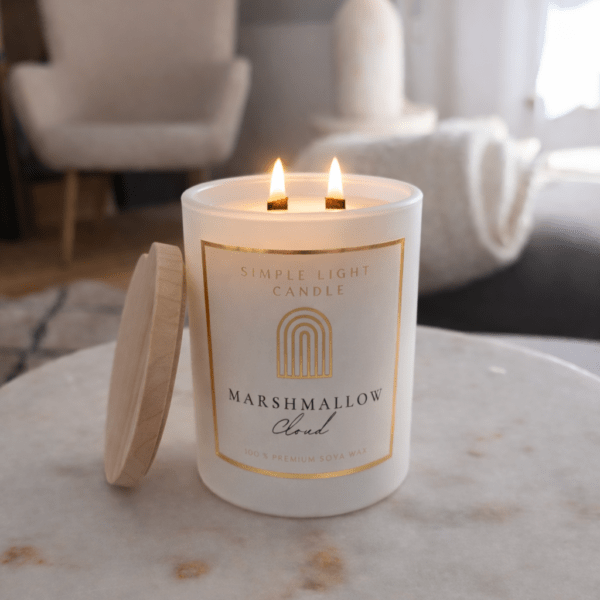 Świeca sojowa L - Marshmallow Cloud