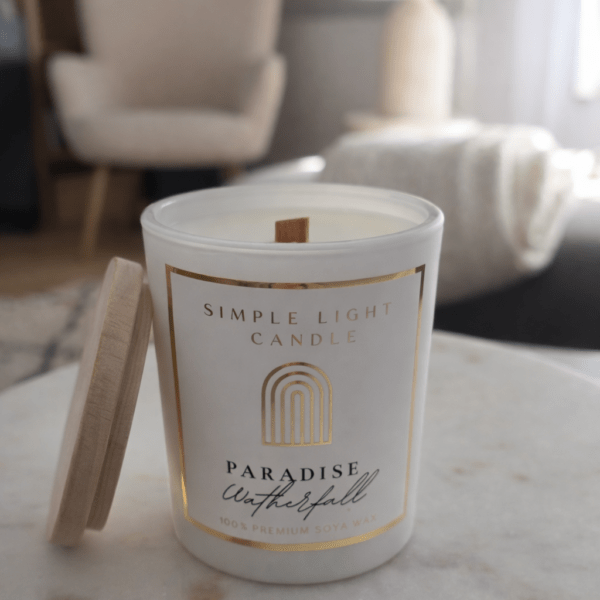 Świeca sojowa M - Paradise Waterfall