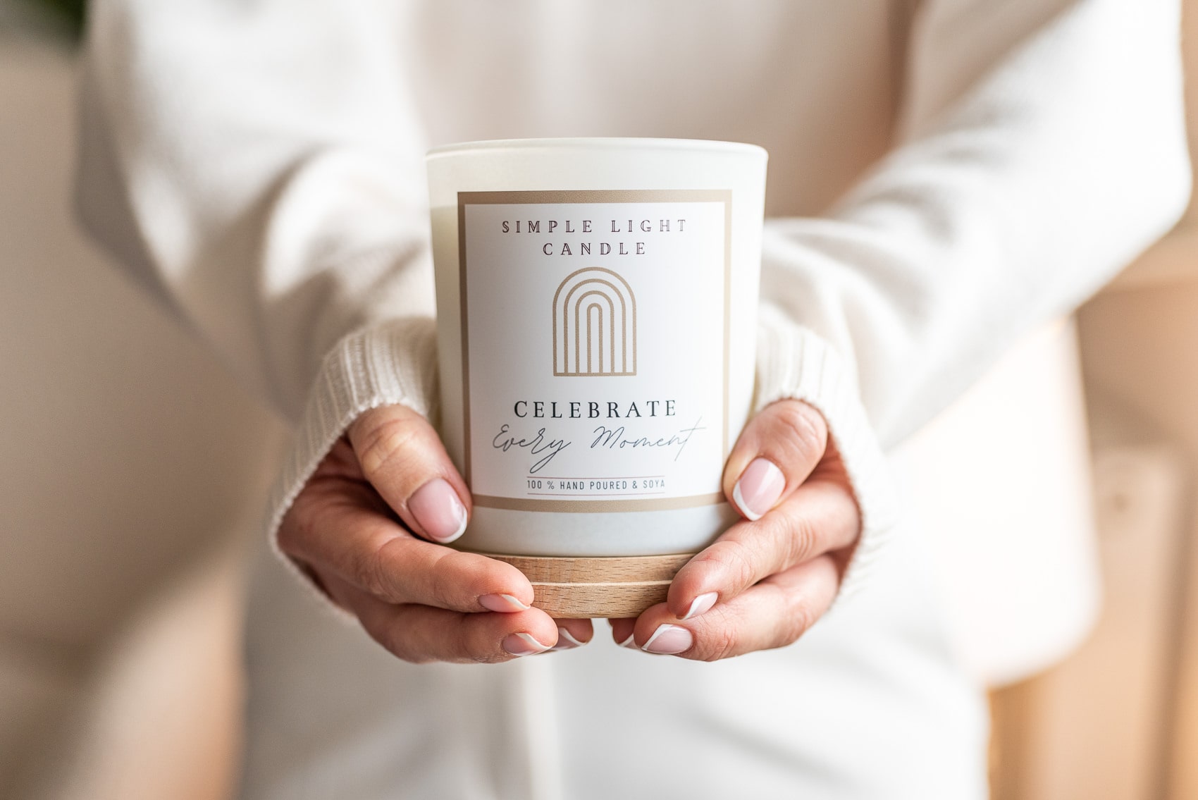 Świeca sojowa L - Celebrate Evey Moment