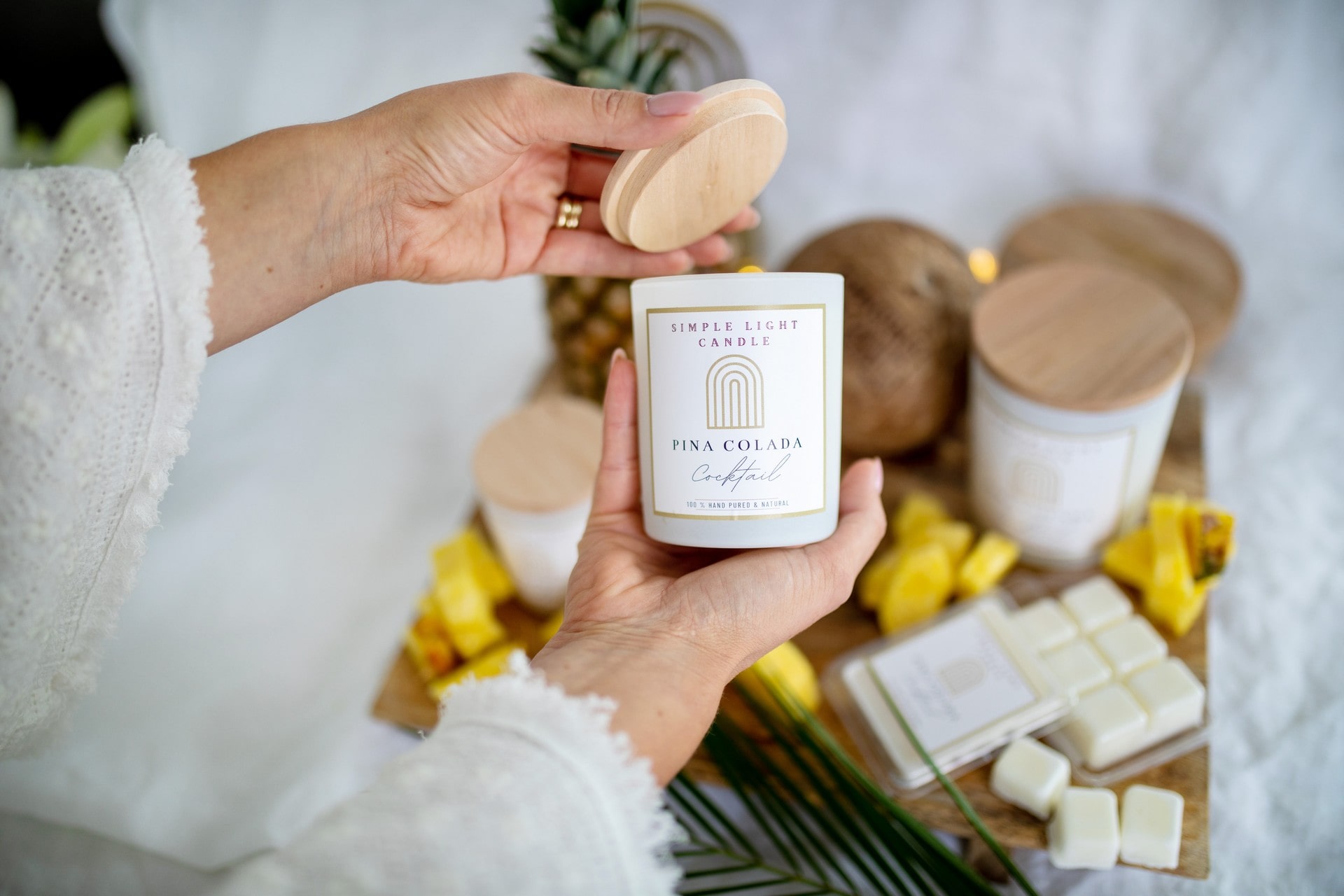 Świeca sojowa M - Pina Colada Coctail - obrazek 4