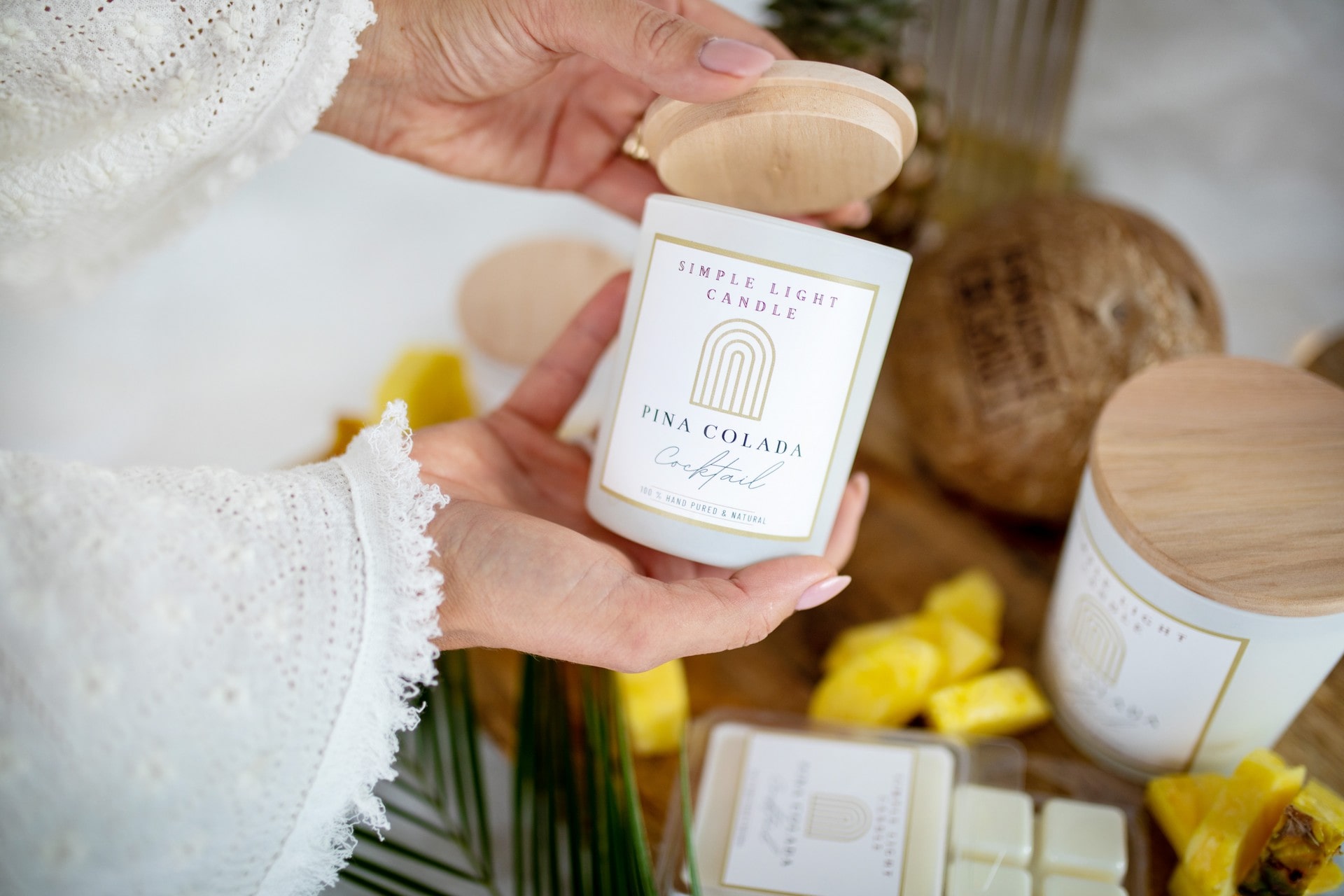 Świeca sojowa M - Pina Colada Coctail - obrazek 5