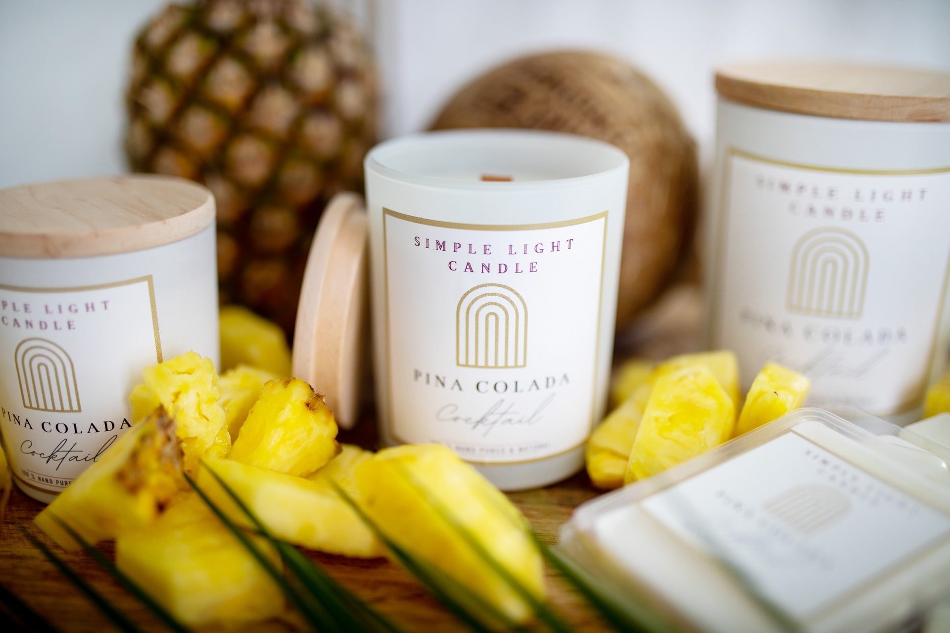 Świeca sojowa M - Pina Colada Coctail - obrazek 7