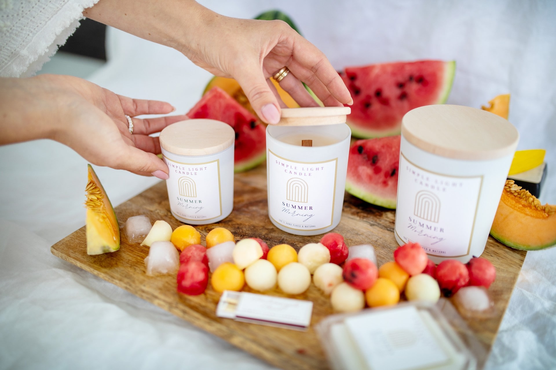 Świeca sojowa M - Summer Morning - obrazek 3