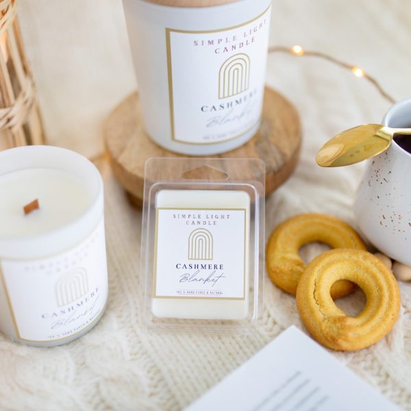 Świeca sojowa M - Cashmere Blanket