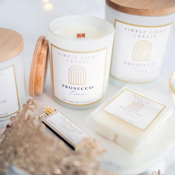 Świeca sojowa M - Prosecco Time
