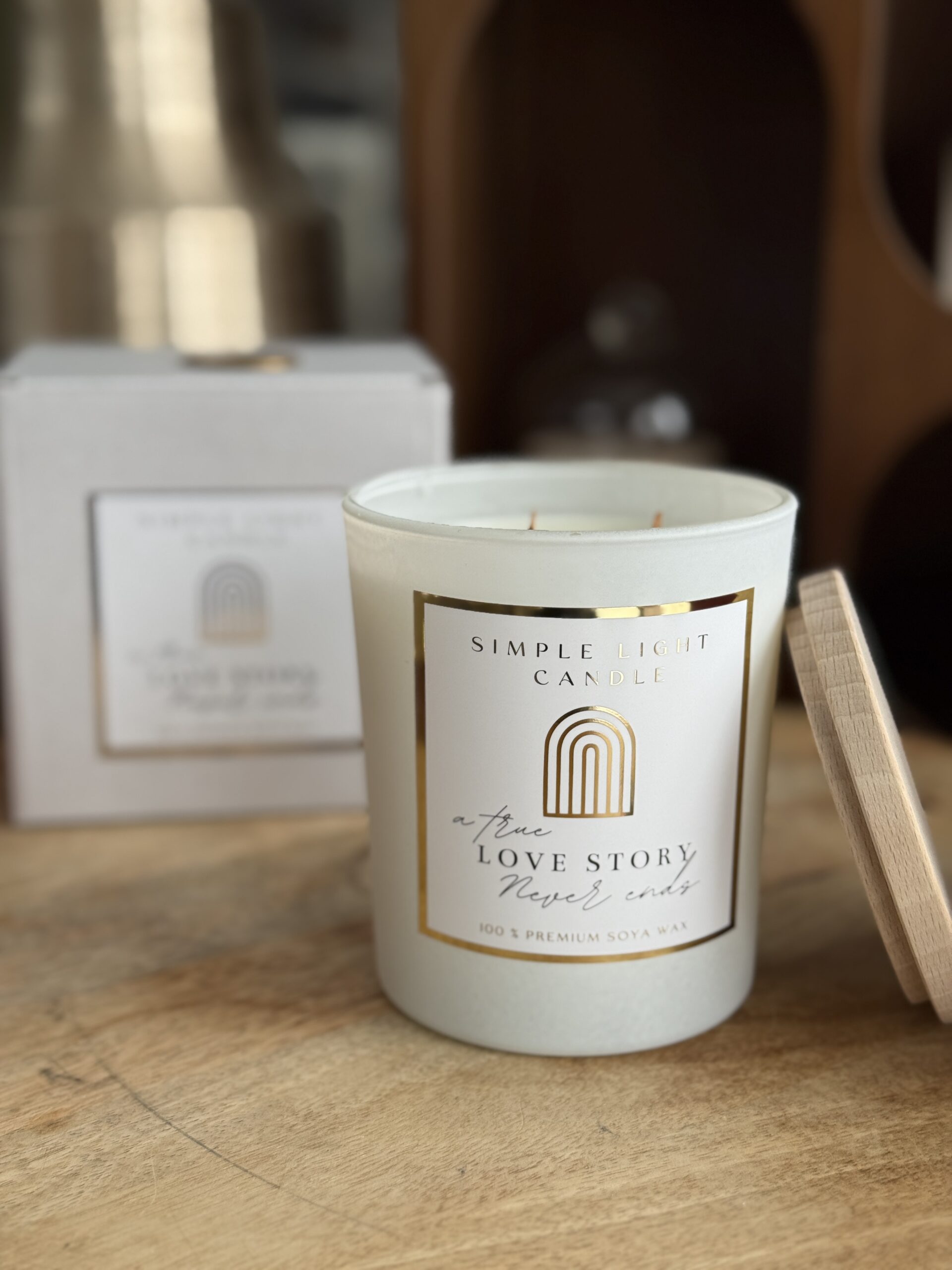 Świeca sojowa L - Love Story Never Ends - obrazek 6