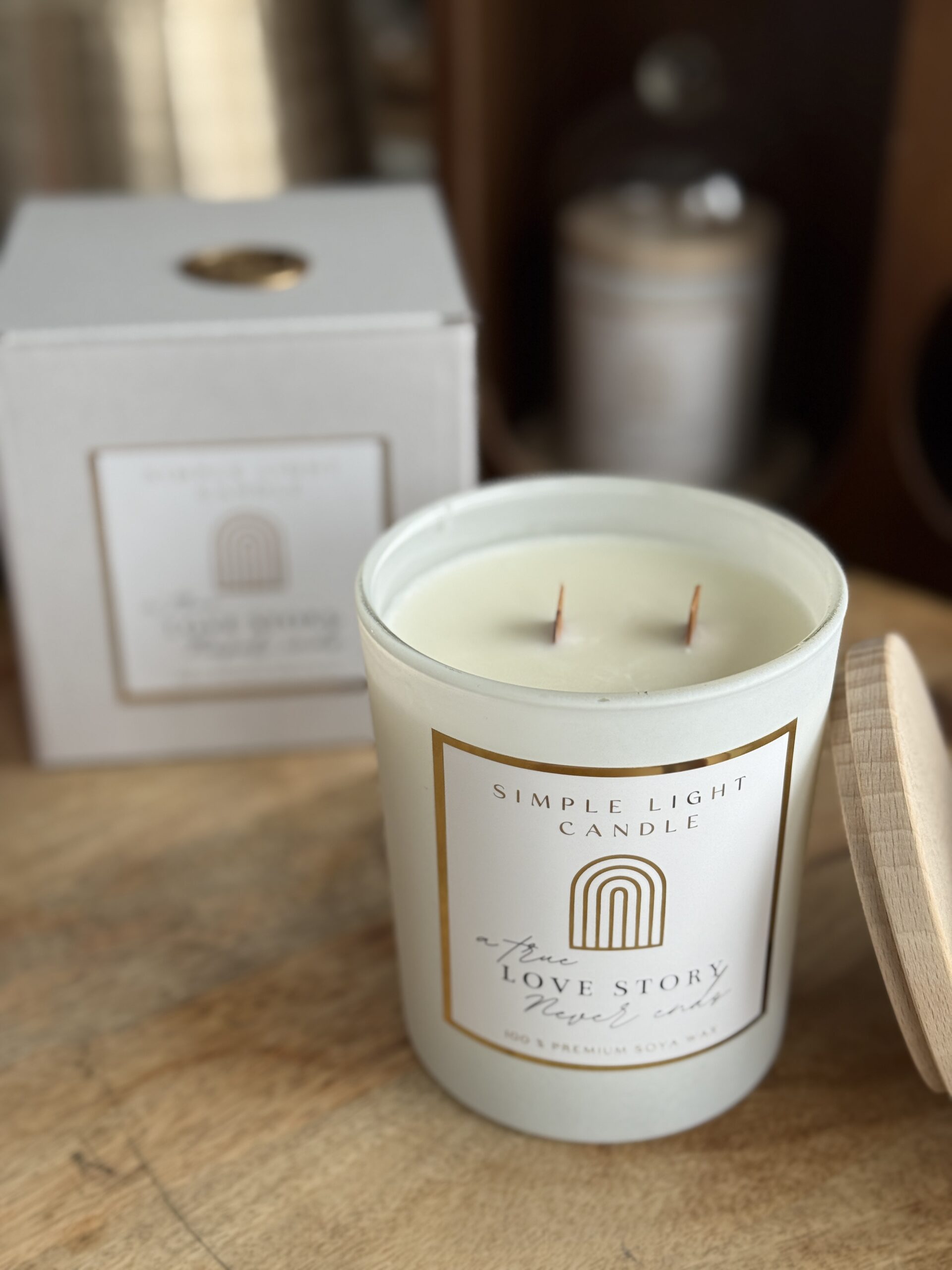 Świeca sojowa L - Love Story Never Ends - obrazek 4