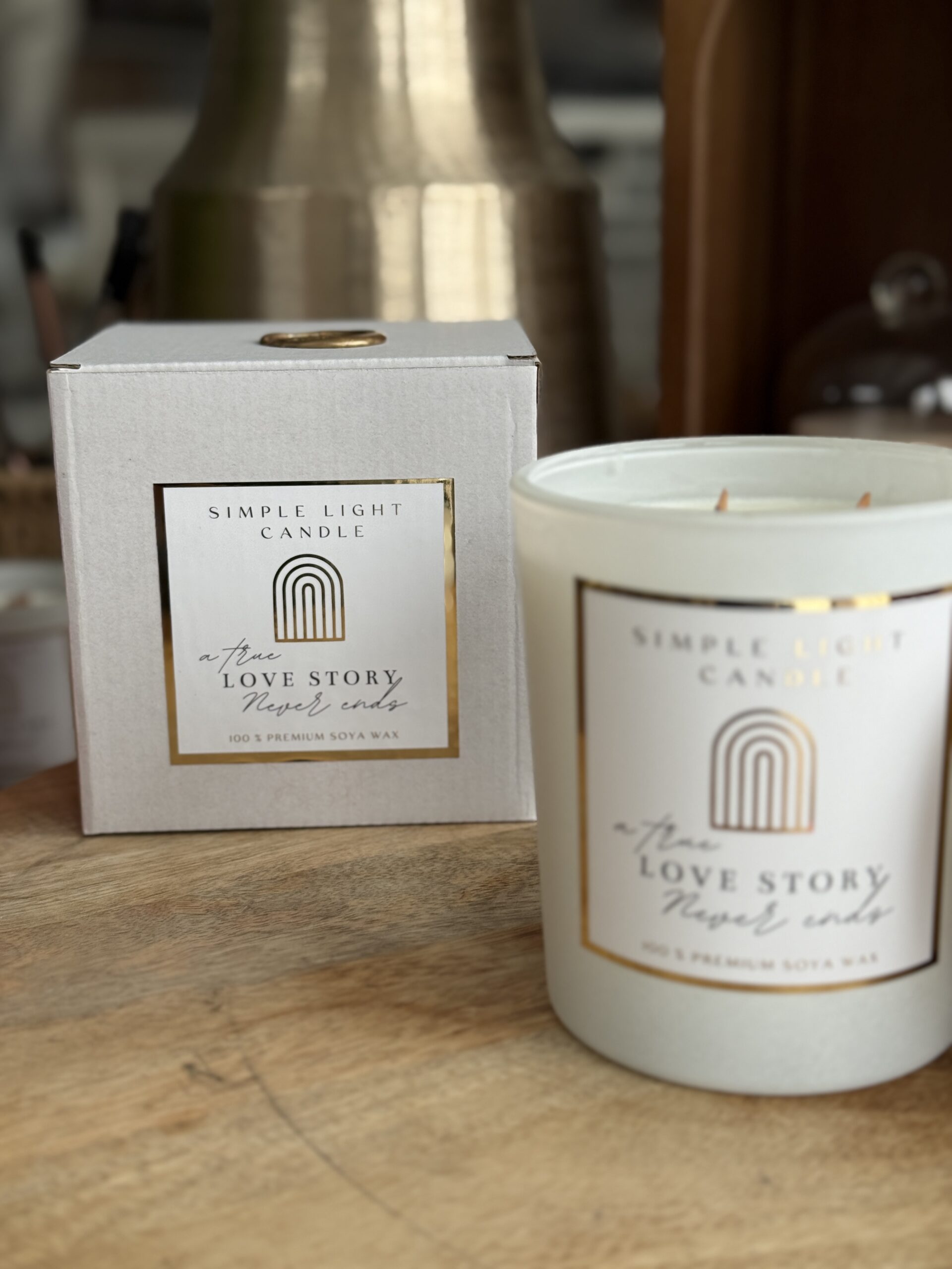 Świeca sojowa L - Love Story Never Ends - obrazek 5