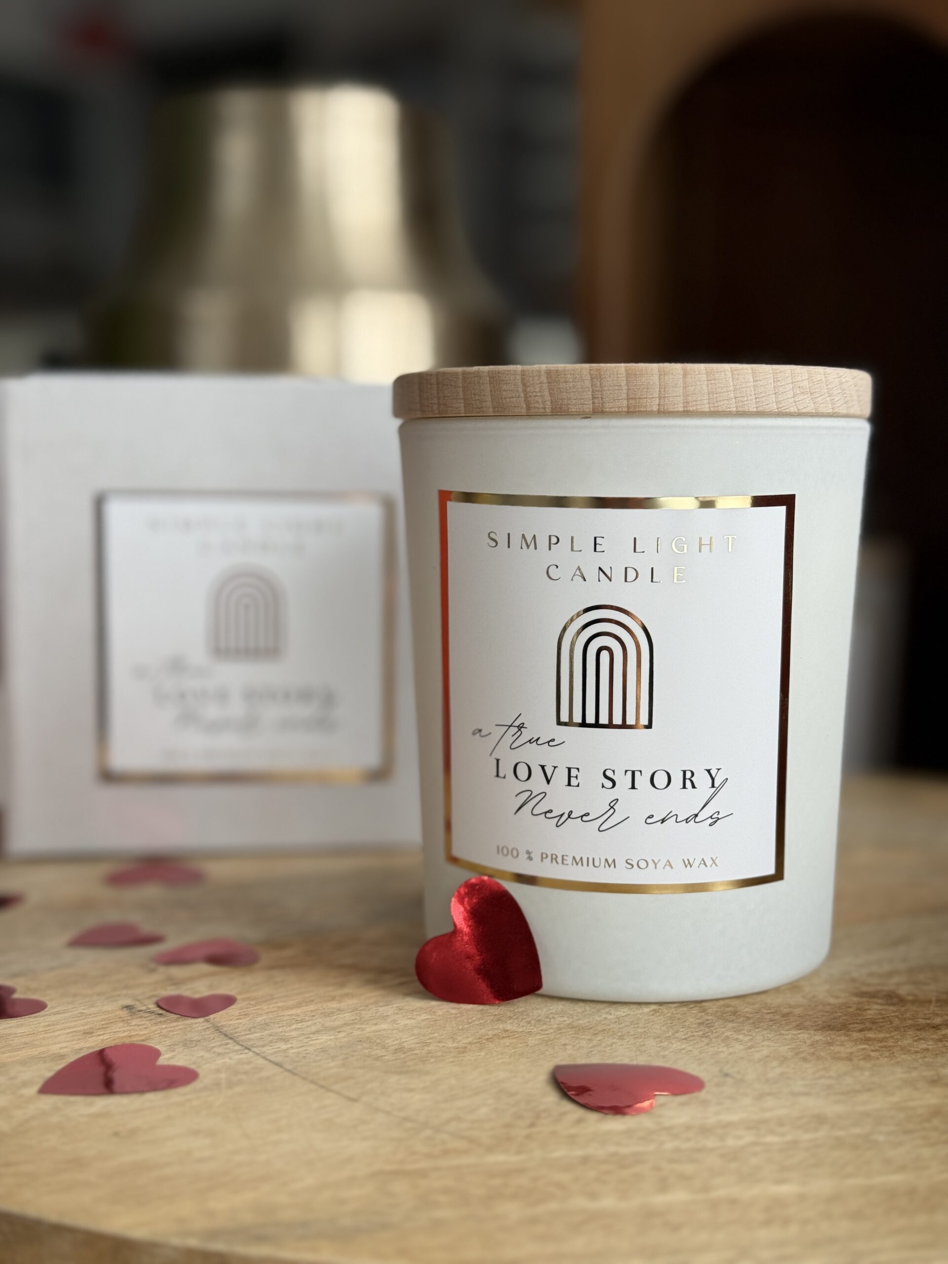 Świeca sojowa L - Love Story Never Ends - obrazek 2