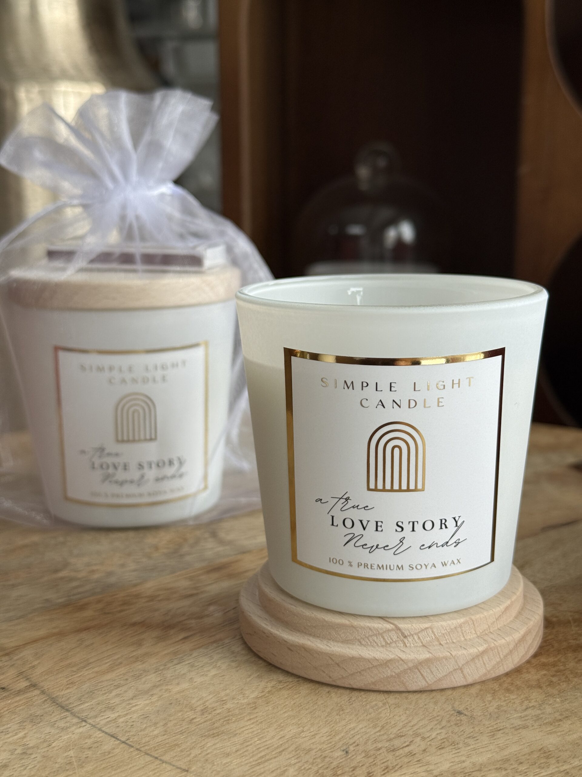 Świeca sojowa S - Love Story Never Ends - obrazek 3