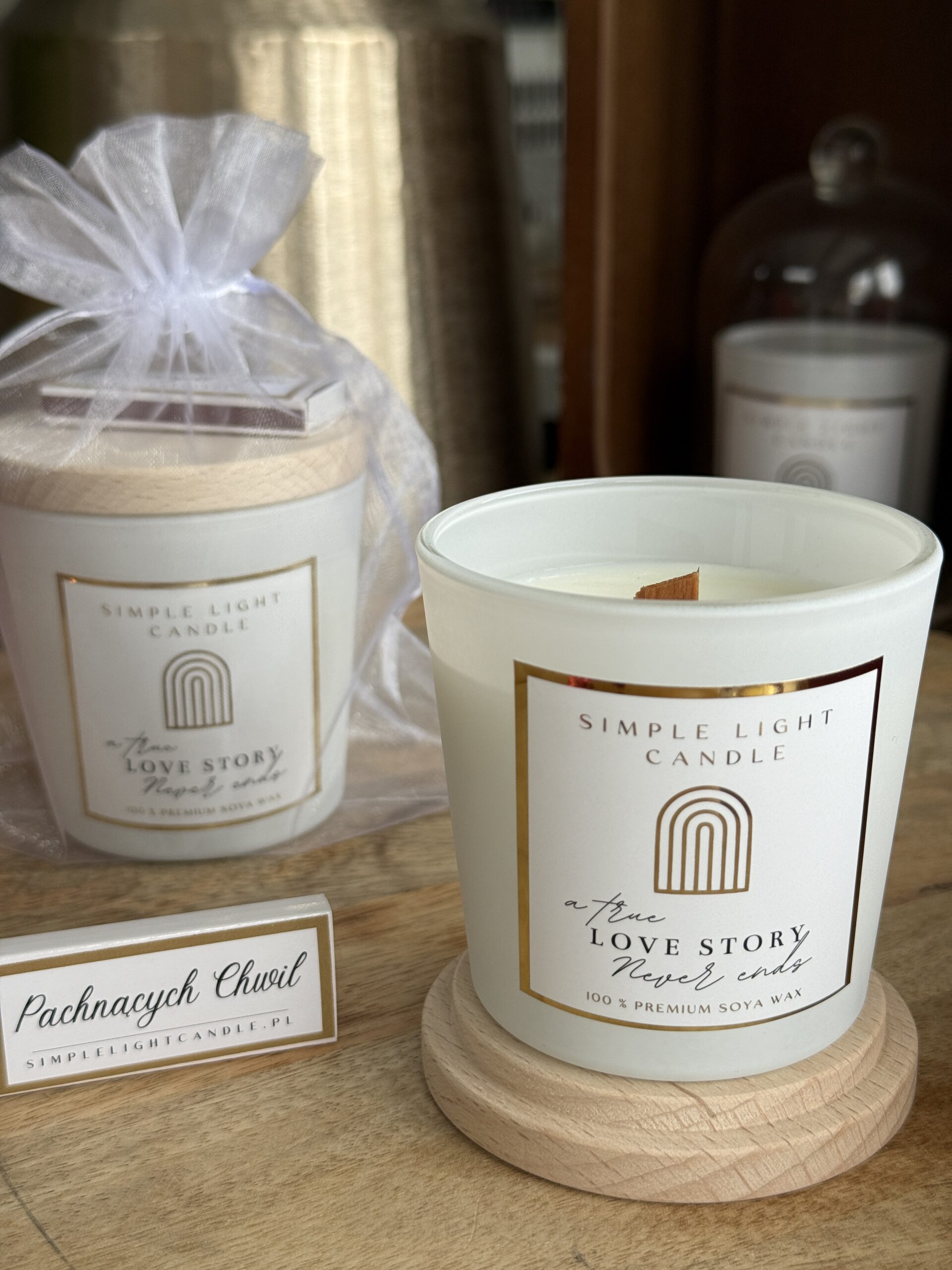 Świeca sojowa S - Love Story Never Ends - obrazek 4