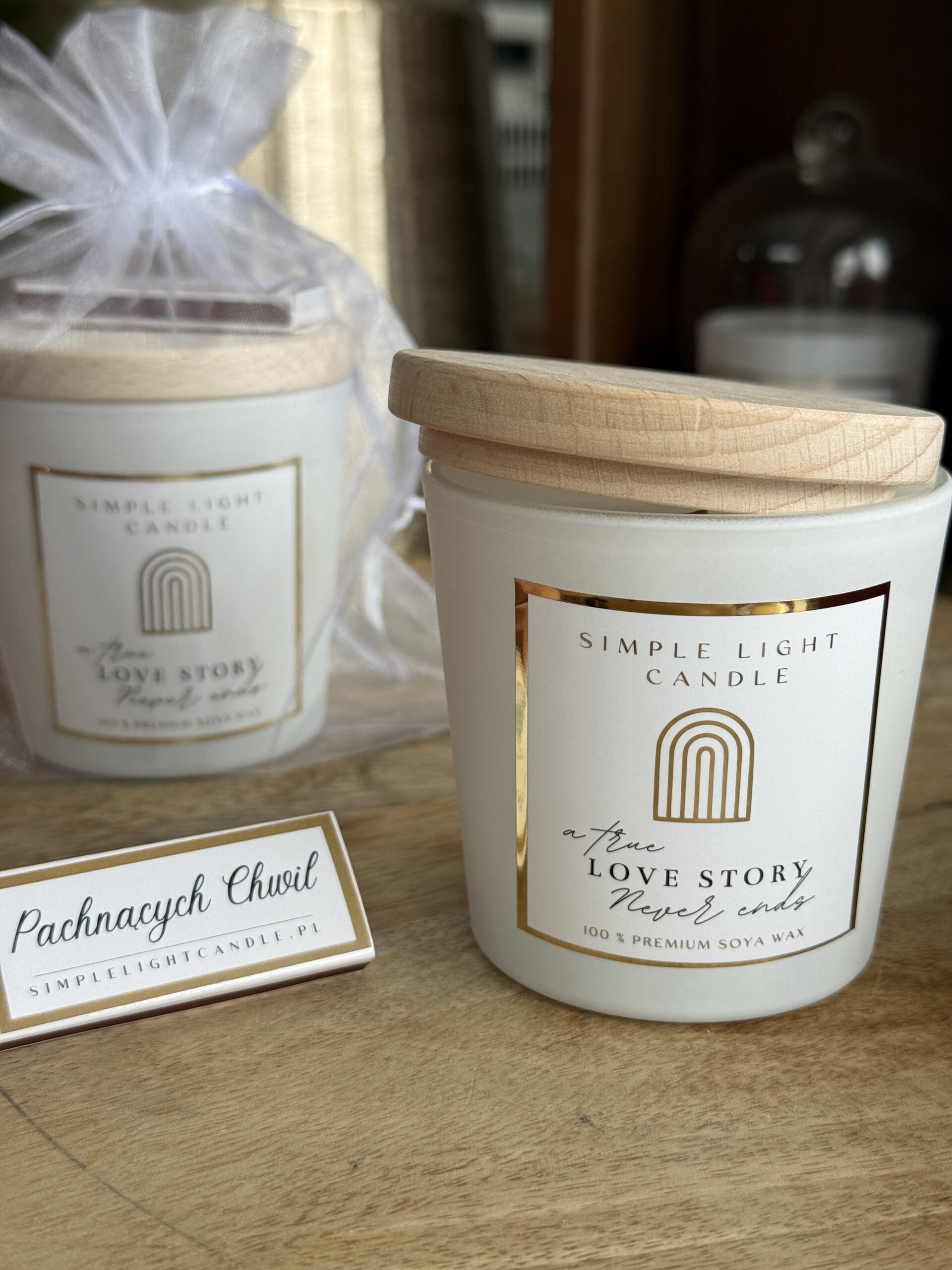 Świeca sojowa S - Love Story Never Ends - obrazek 5