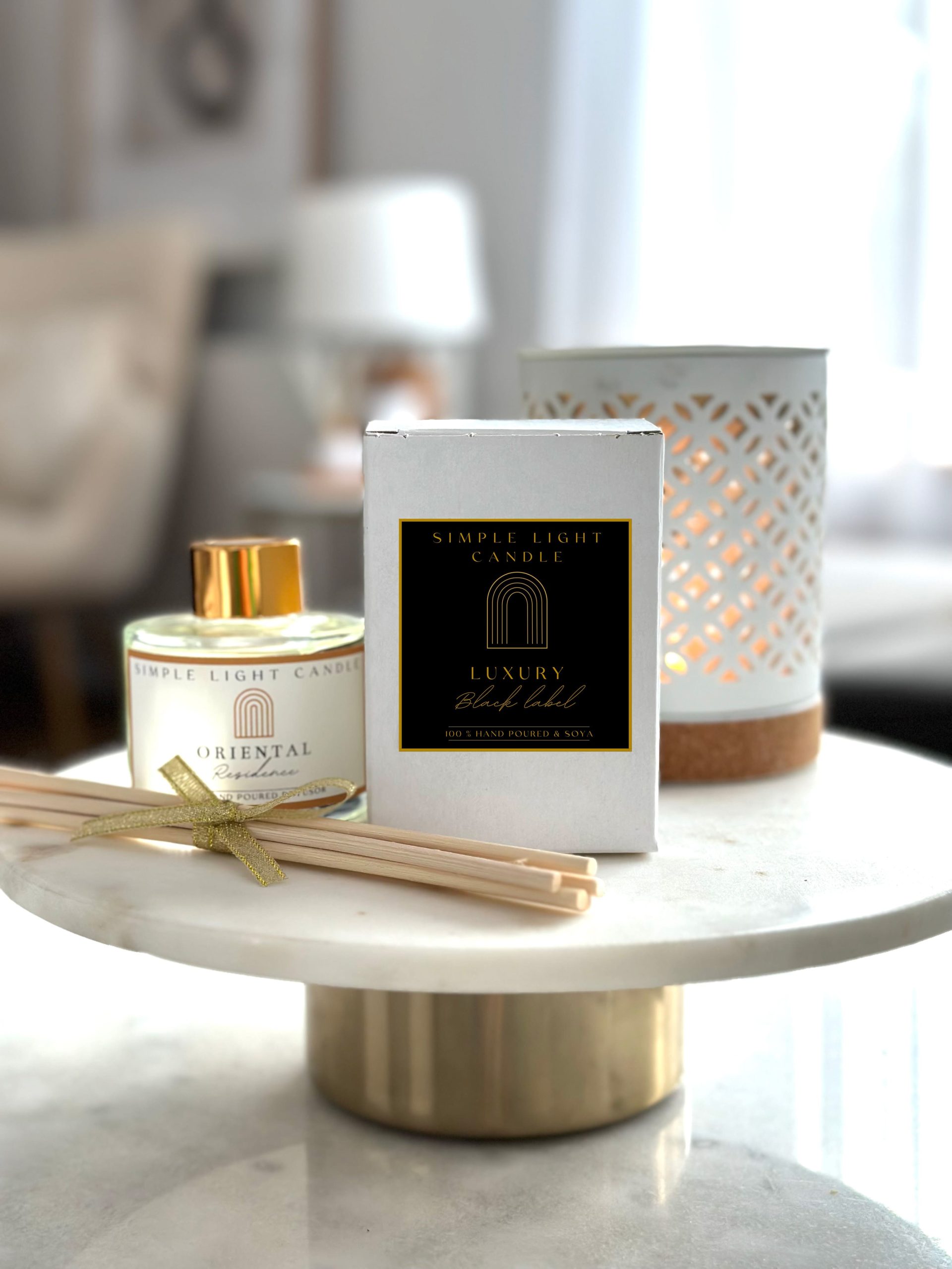 Dyfuzor zapachowy z patyczkami Luxury Black Label