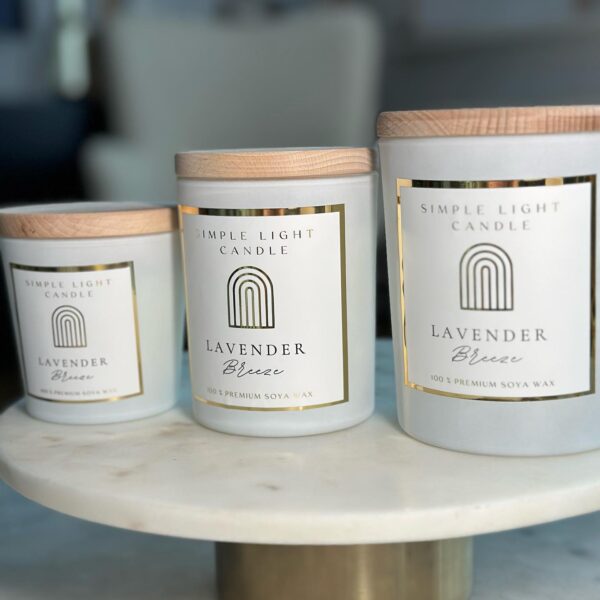 Świeca sojowa M - Lavender Breaze
