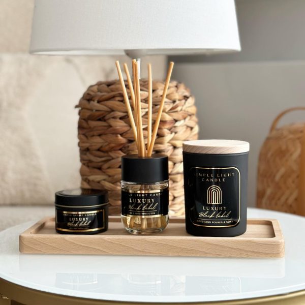 Świeca sojowa M - Luxury Black Label