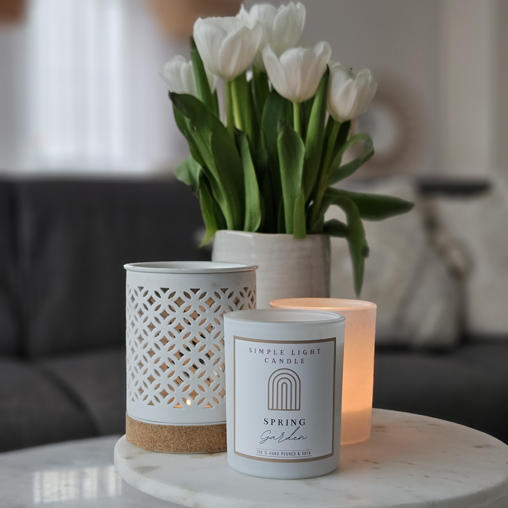 Świeca sojowa S - Spring Garden - obrazek 2