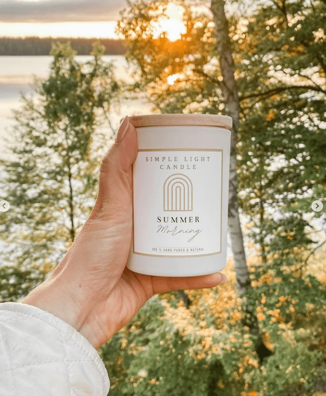 Świeca sojowa M - Summer Morning - obrazek 5
