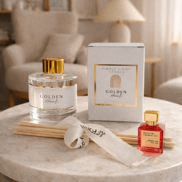 Dyfuzor zapachowy z patyczkami Golden Hour