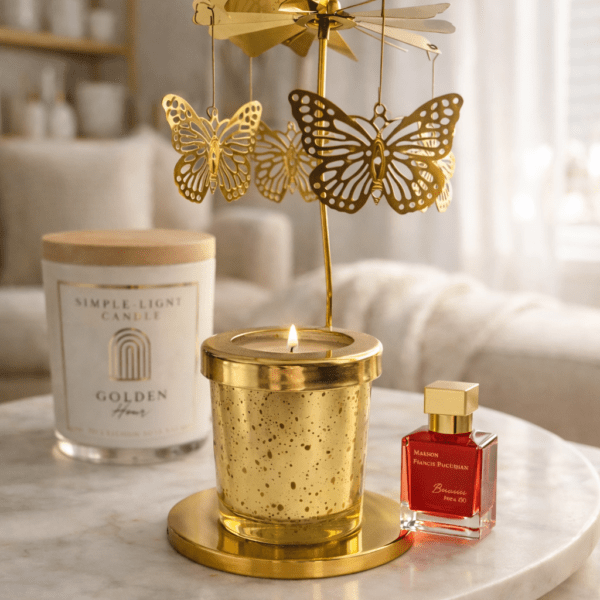 Złota Karuzela Zapachowa - wzór Motyl - Zapach Golden Hour