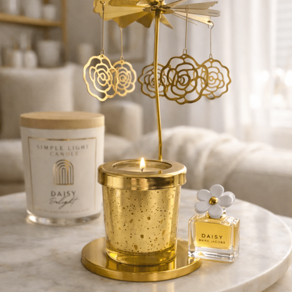 Złota Karuzela Zapachowa - wzór Róże - Zapach Daisy Delight