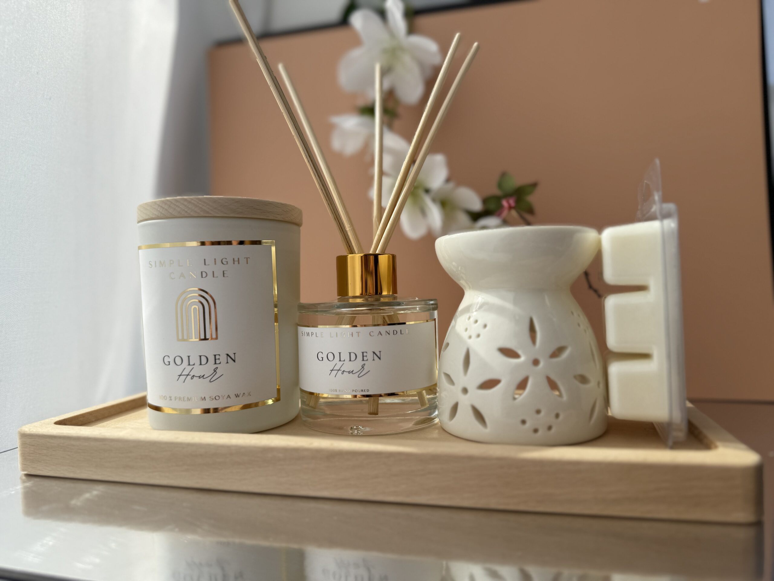 Dyfuzor zapachowy z patyczkami Golden Hour - obrazek 4