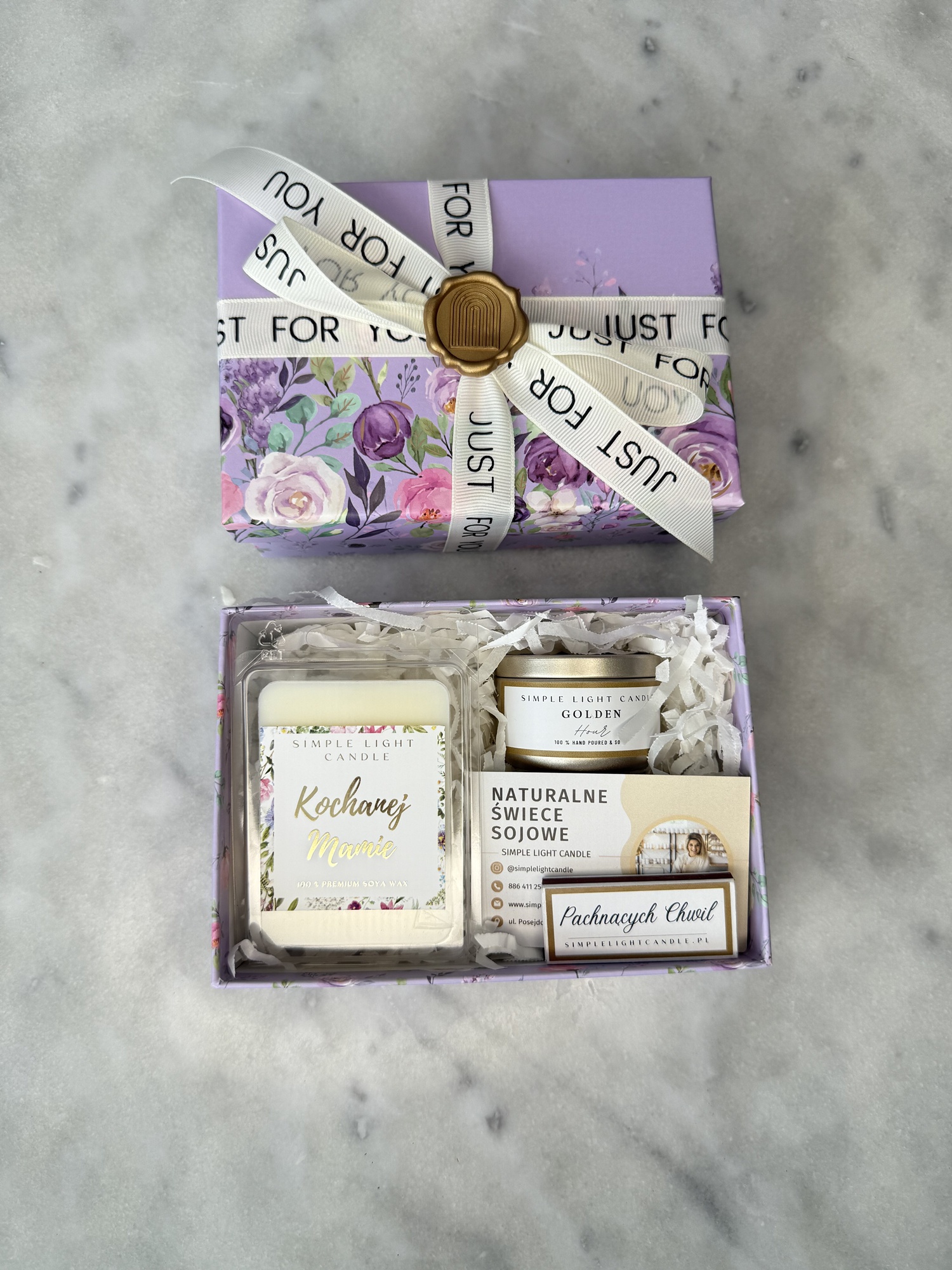 Zestaw Prezentowy - „Mały gest” (XS) świeczka puszka i wosk - obrazek 4