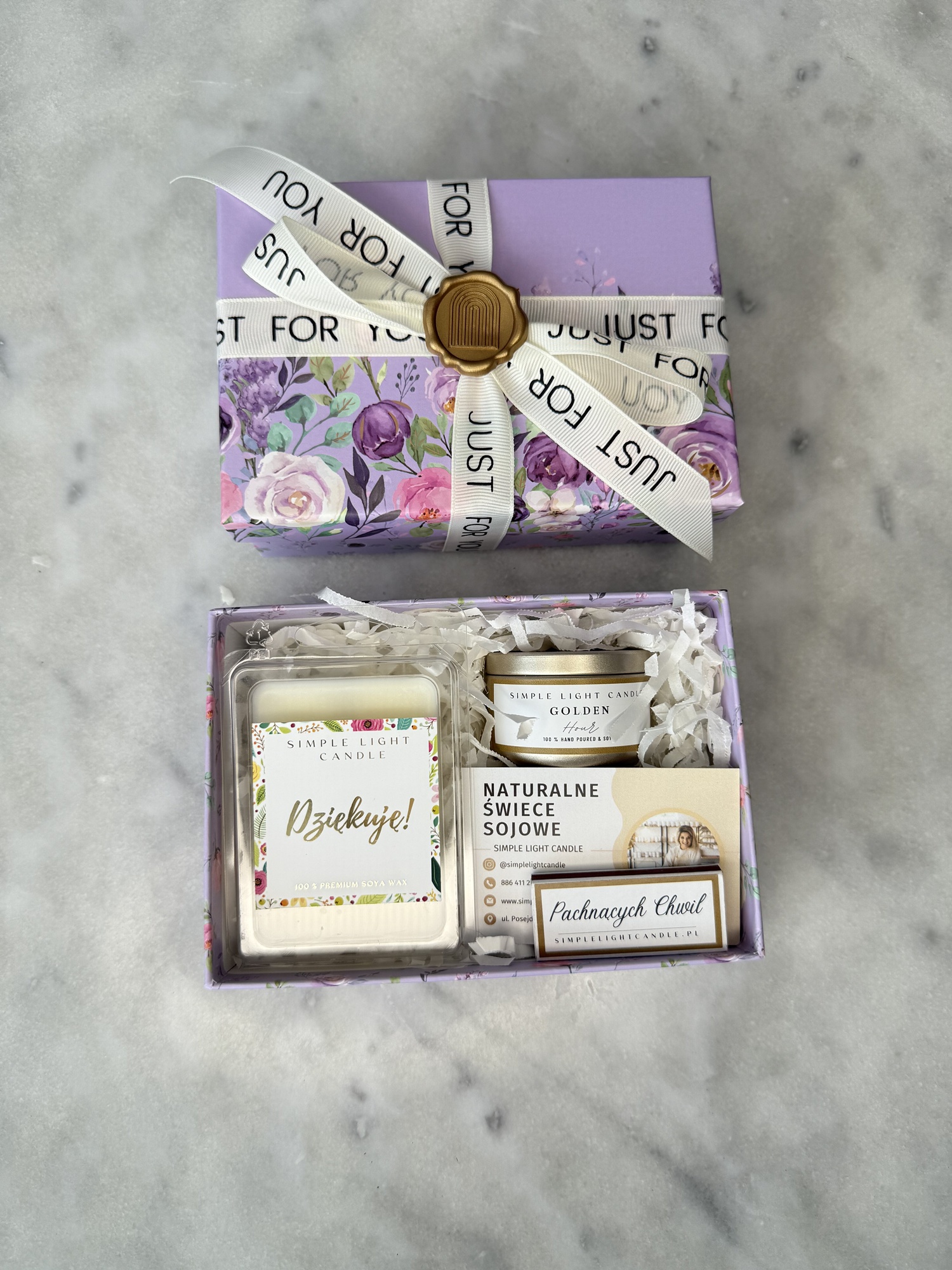 Zestaw Prezentowy - „Mały gest” (XS) świeczka puszka i wosk - obrazek 5