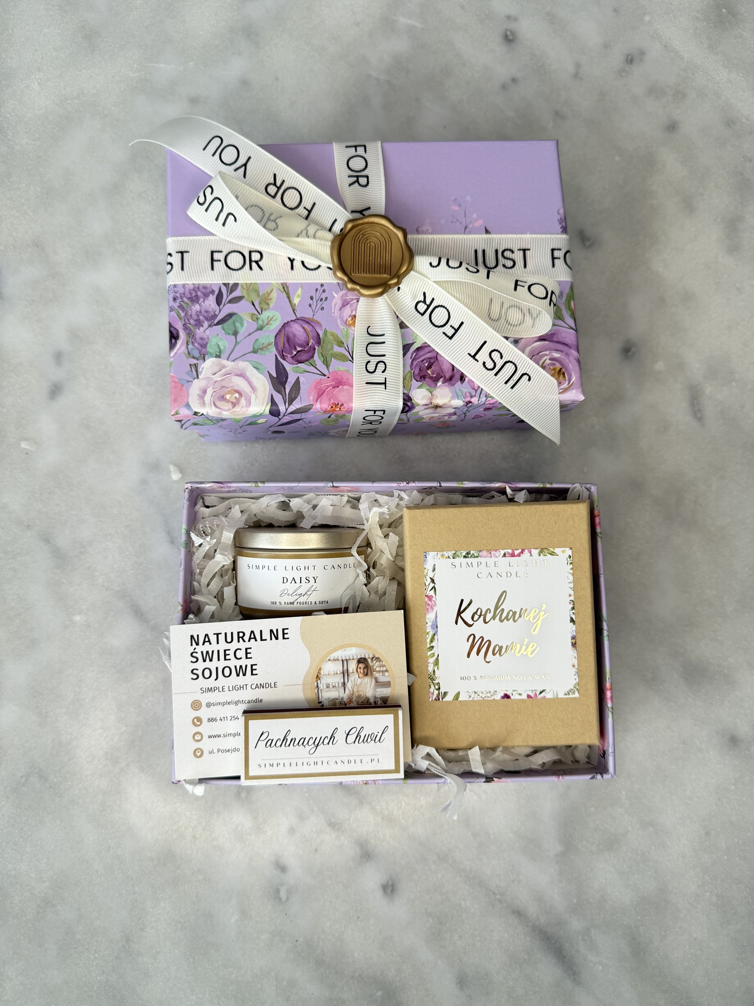 Zestaw Prezentowy - „Mały gest” (XS) świeca puszka + auto - obrazek 4