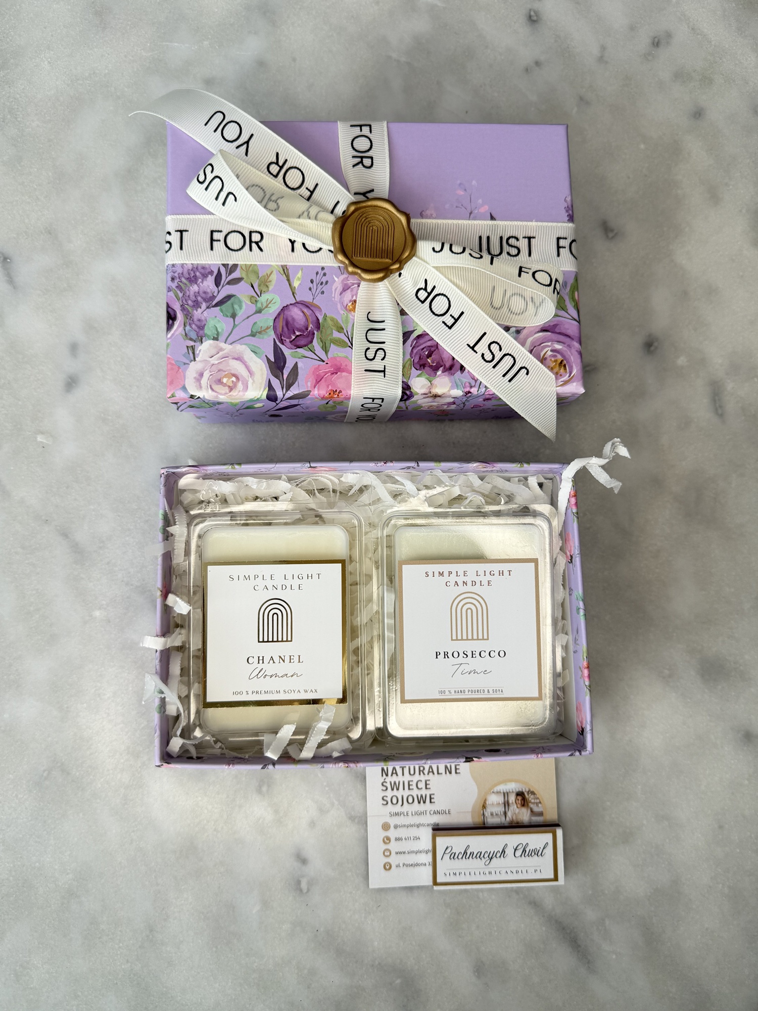 Zestaw Prezentowy - „Mały gest” (XS) woski x 2
