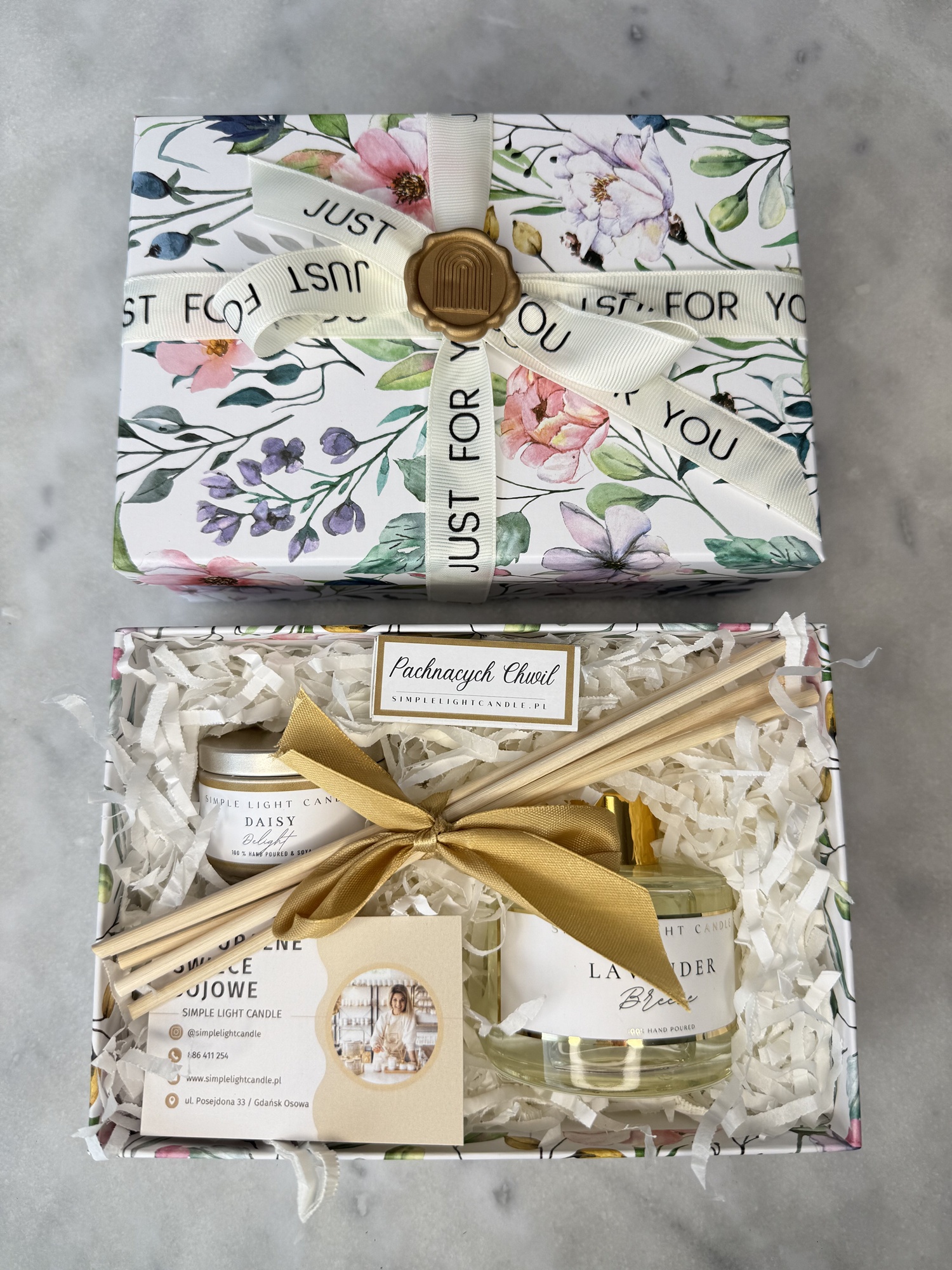 Zestaw Prezentowy - „Od Serca” (S) Dyfuzor + świeca puszka - obrazek 3