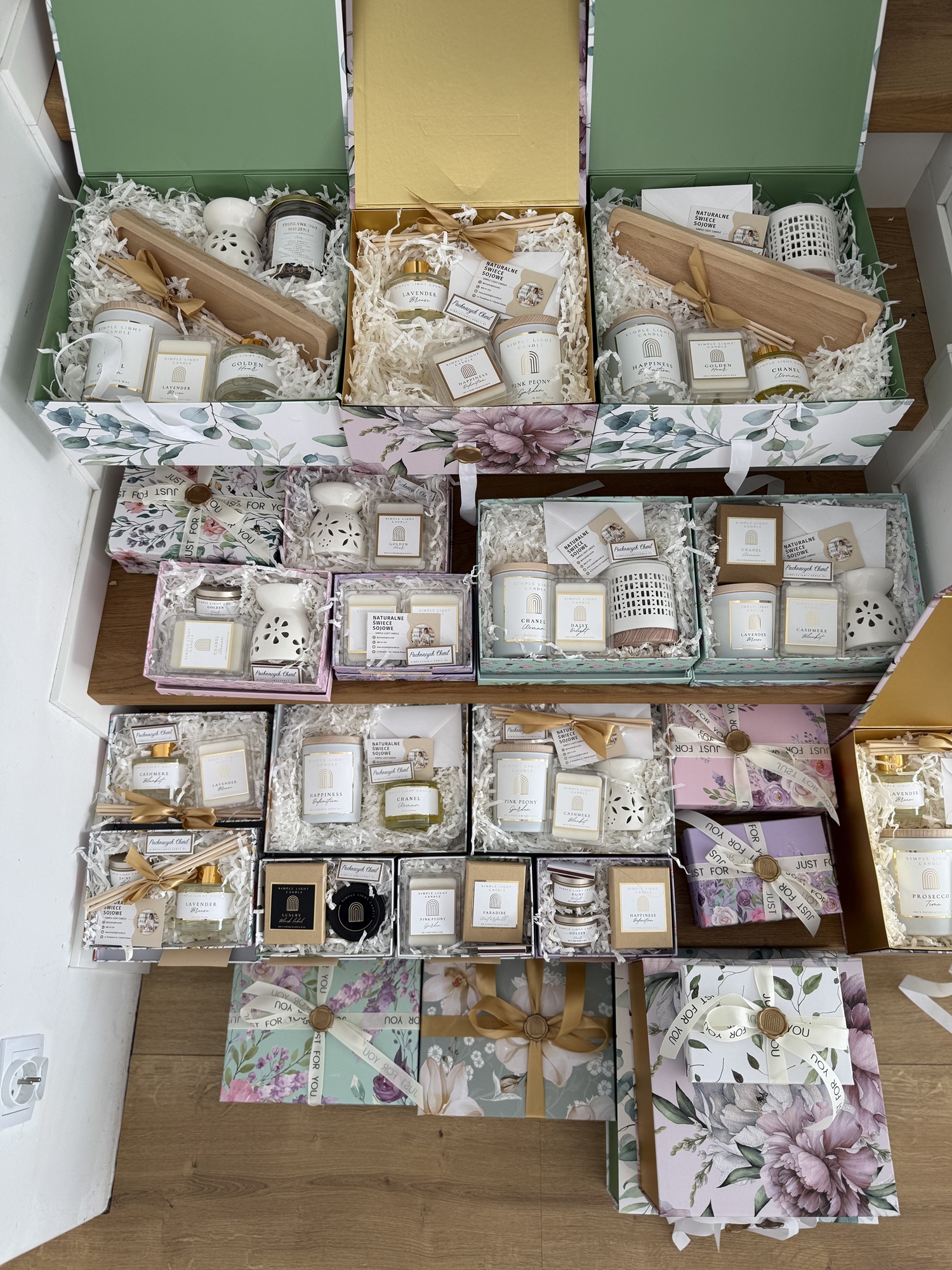 Zestaw Prezentowy - „Od Serca” (S) kominek + woski + świeczka mini - obrazek 6