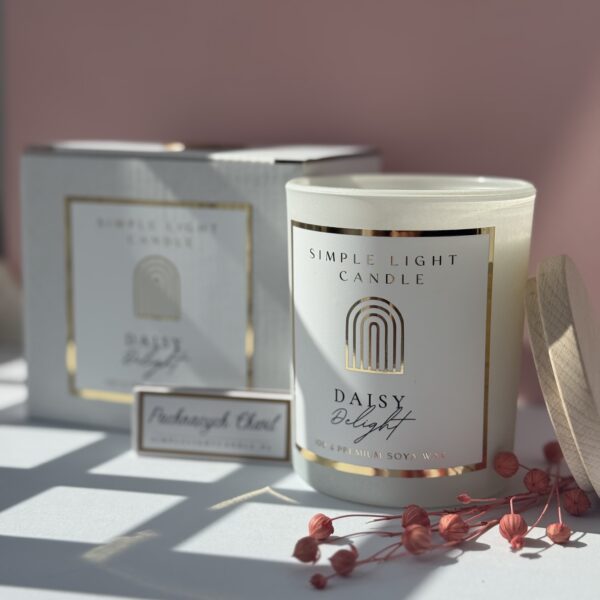 Świeca sojowa M - Daisy Delight