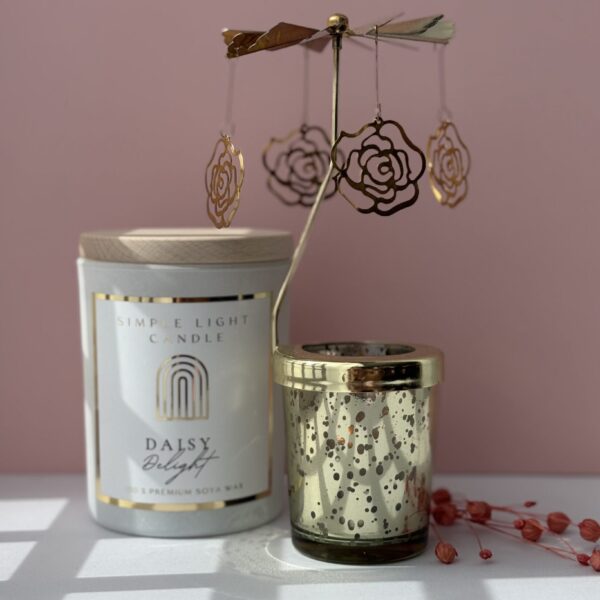 Złota Karuzela Zapachowa - wzór Róże - Zapach Happiness Definition