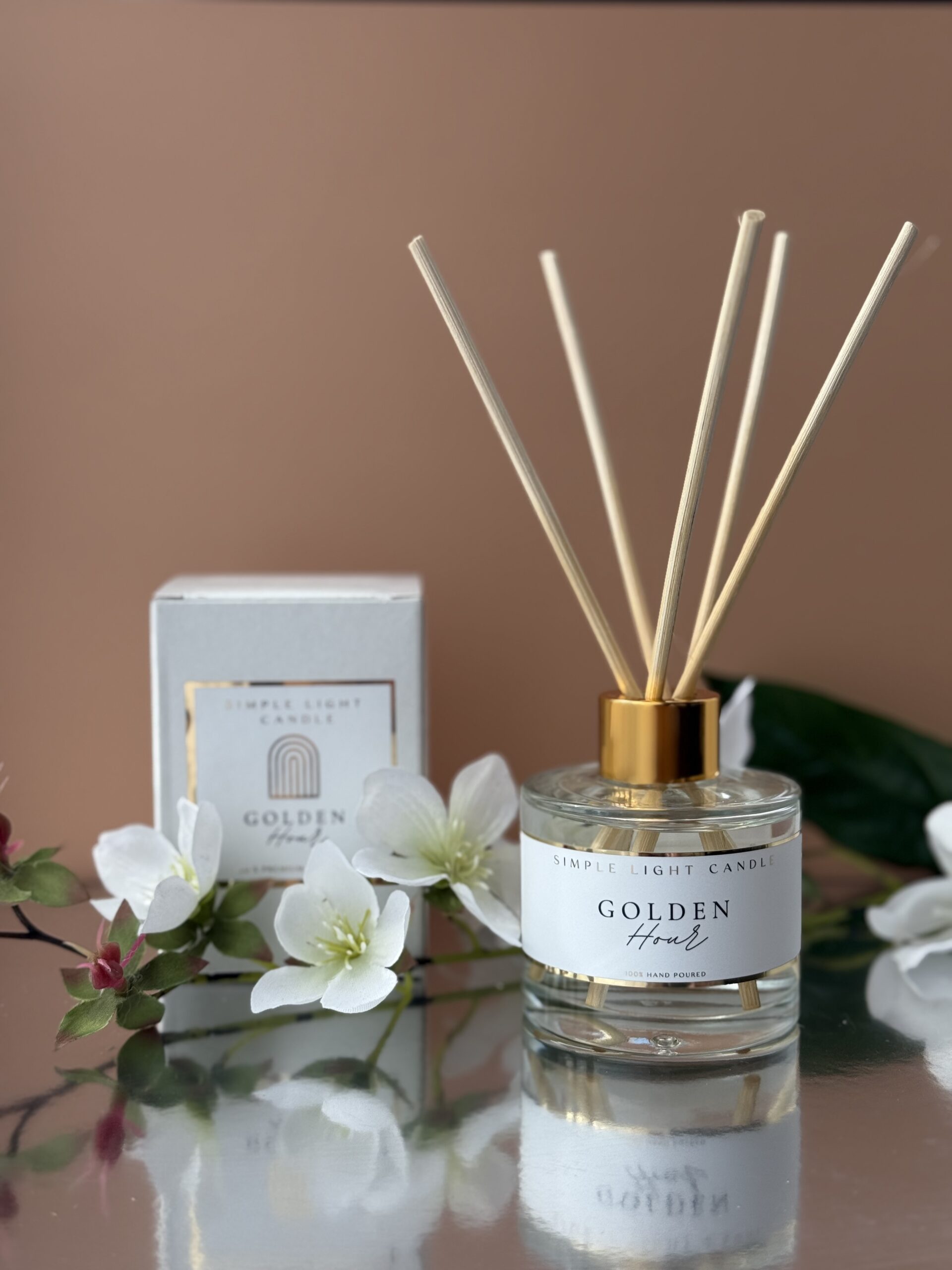 Dyfuzor zapachowy z patyczkami Golden Hour - obrazek 5