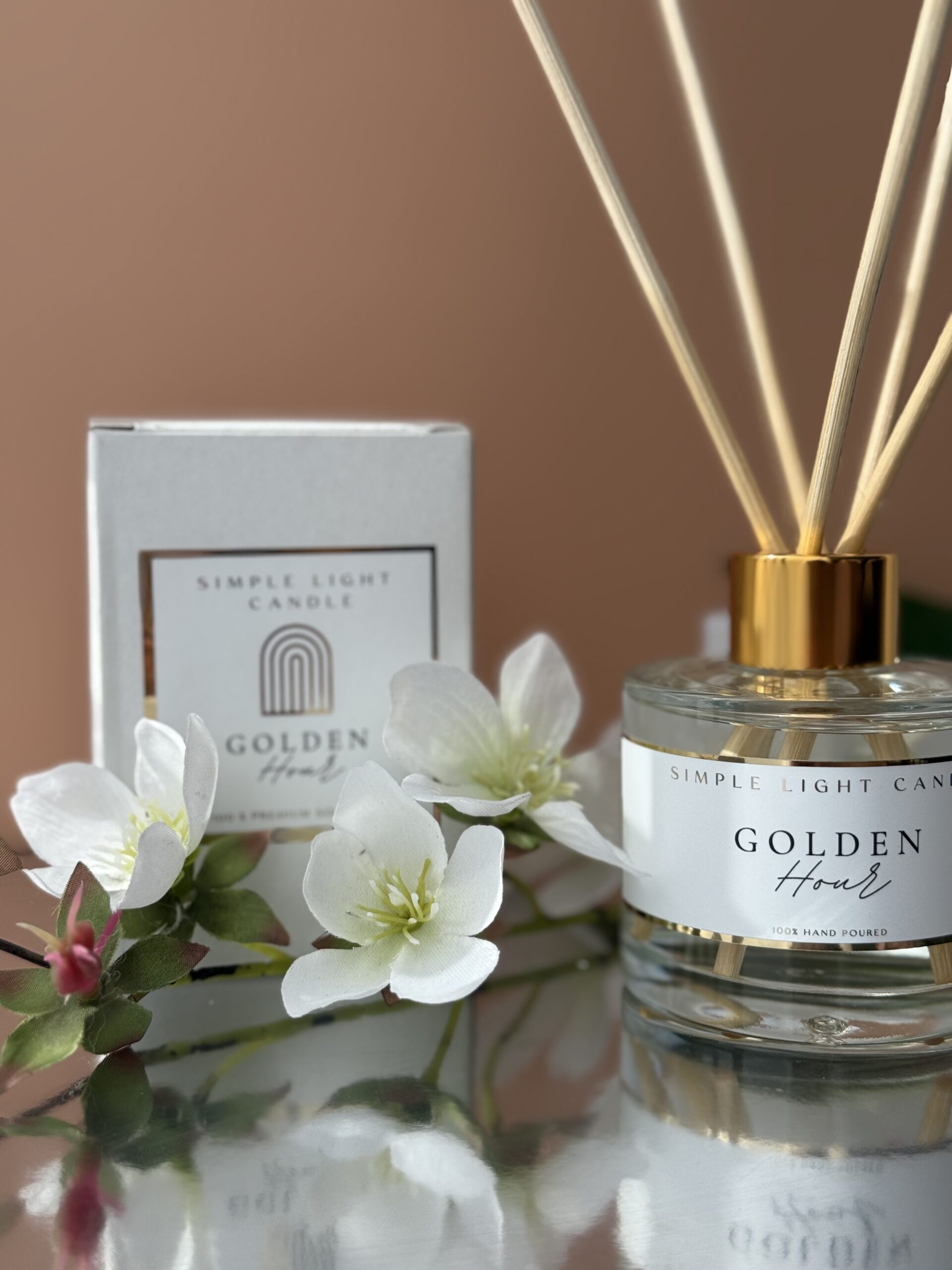 Dyfuzor zapachowy z patyczkami Golden Hour - obrazek 7