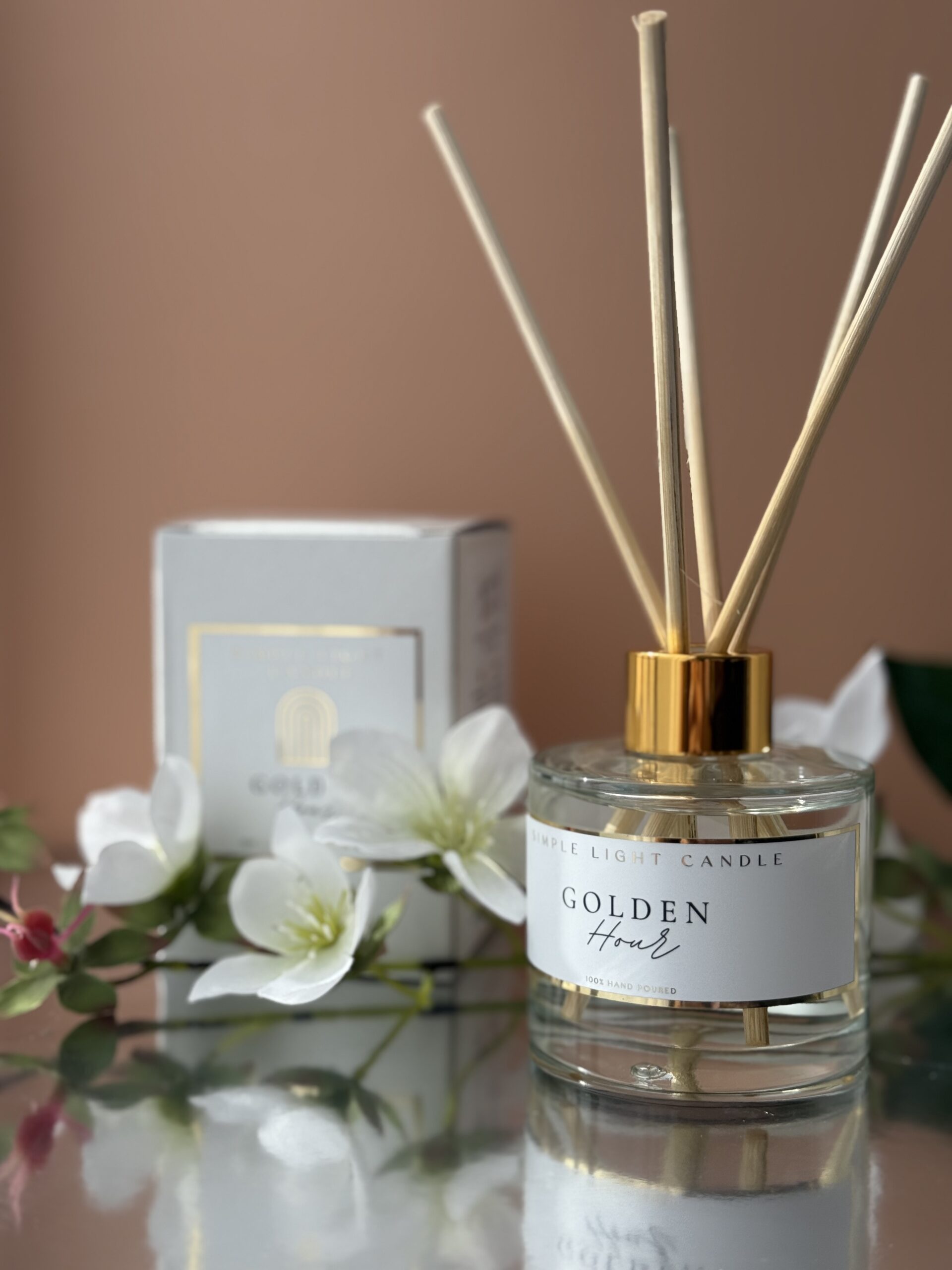 Dyfuzor zapachowy z patyczkami Golden Hour - obrazek 8