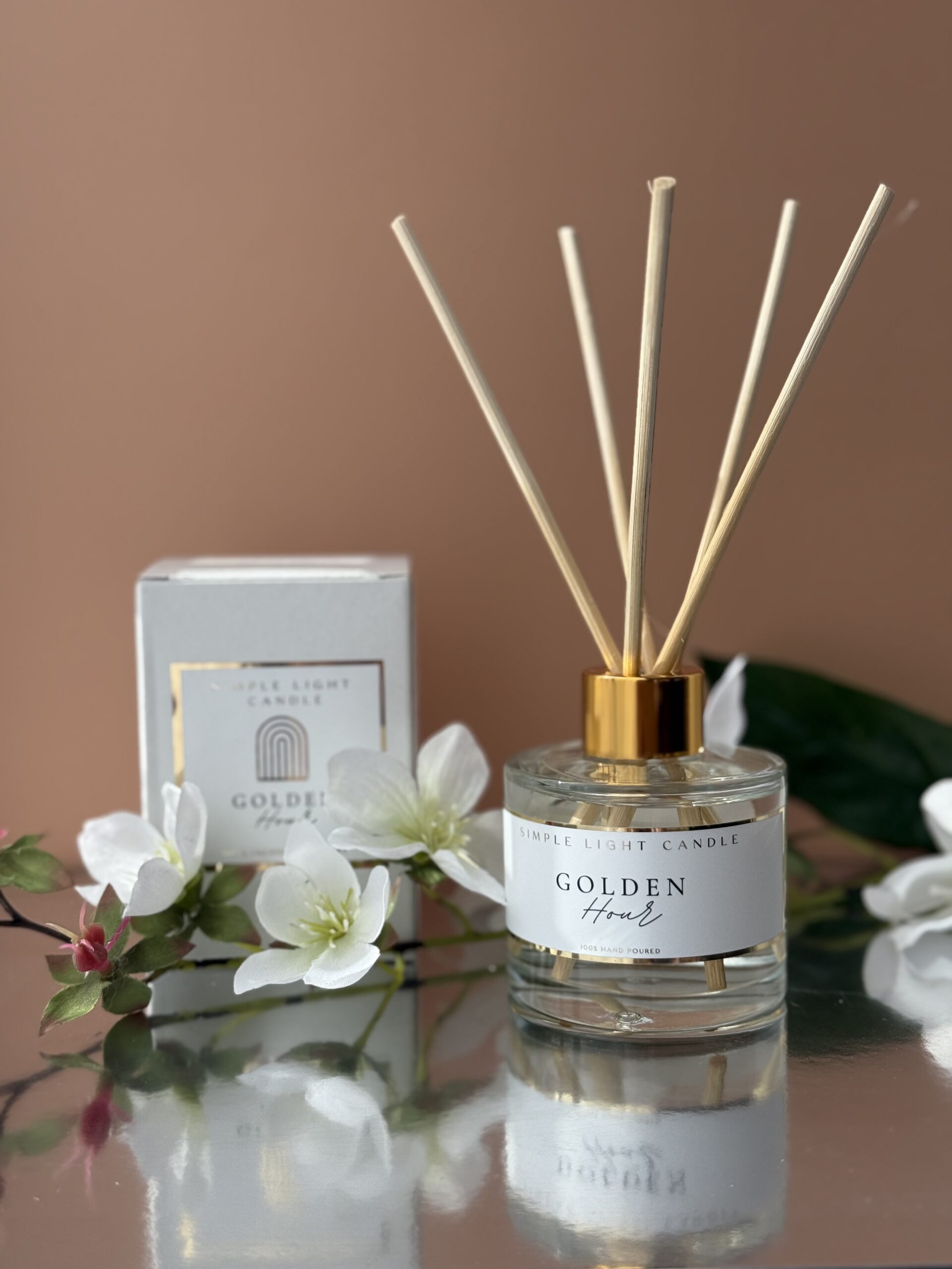 Dyfuzor zapachowy z patyczkami Golden Hour - obrazek 9