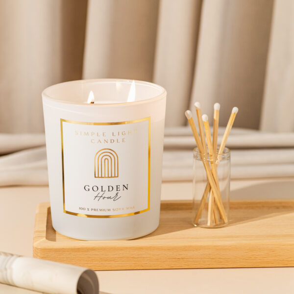 Świeca sojowa L - Golden Hour